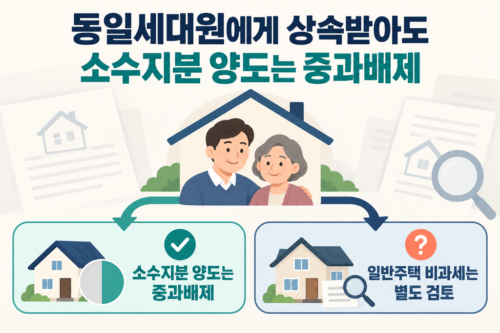 양도, 상속, 증여 전문 세무사 same-household-inheritance-surcharge-exclusion